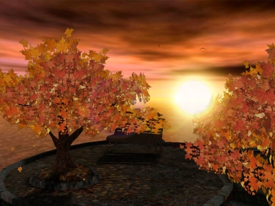 "Осенний закат” – скринсейвер