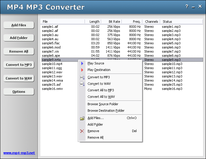 HooTech MP4 MP3 Converter