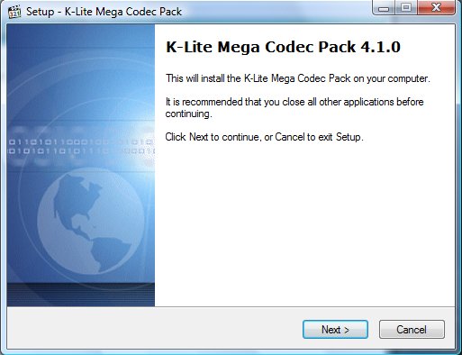K-Lite Mega Codec Pack 4.1.7