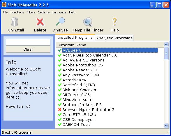 ZSoft Uninstaller 2.2.5