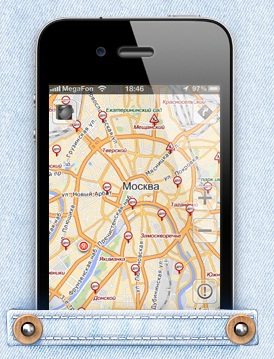 Яндекс.Карты (iPhone 4)